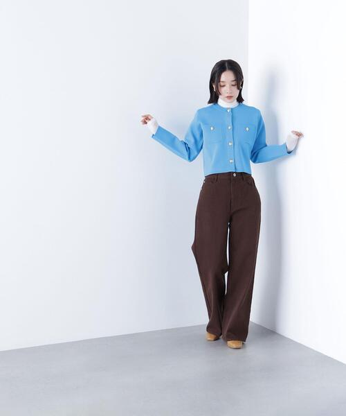 NATURAL BEAUTY BASIC(ナチュラルビューティーベーシック)の「◇【Oggi掲載】【ちょうど、いい服】私に“ちょうどいい”ワイドストレートパンツ(その他パンツ・レディース・ダークブラウン/ピンク/オフホワイト・X-SMALL/SMALL/MEDIUM/LARGE)」の16枚目の写真