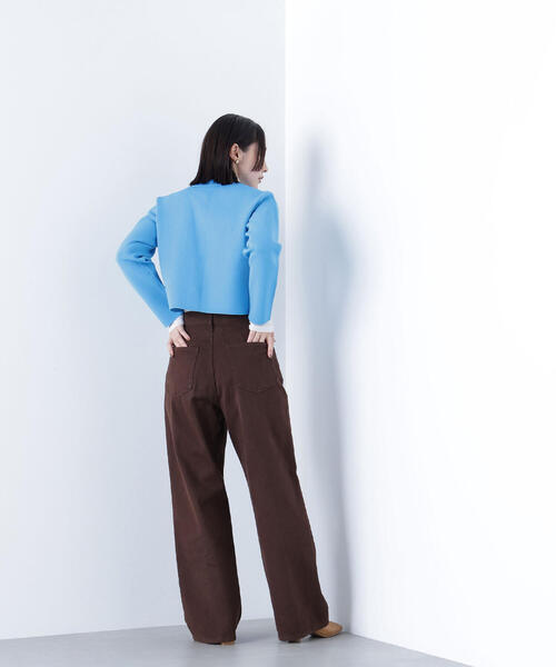 NATURAL BEAUTY BASIC（ナチュラルビューティーベーシック）の「◇【Oggi掲載】【ちょうど、いい服】私に“ちょうどいい”ワイドストレートパンツ（その他パンツ・レディース・ダークブラウン/ピンク/オフホワイト・X-SMALL/SMALL/MEDIUM/LARGE）」の11枚目の写真