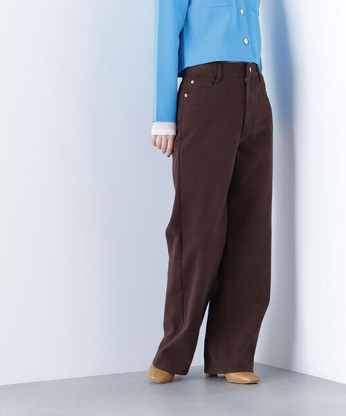 NATURAL BEAUTY BASIC（ナチュラルビューティーベーシック）の「◇【Oggi掲載】【ちょうど、いい服】私に“ちょうどいい”ワイドストレートパンツ（その他パンツ・レディース・ダークブラウン/ピンク/オフホワイト・X-SMALL/SMALL/MEDIUM/LARGE）」の13枚目の写真