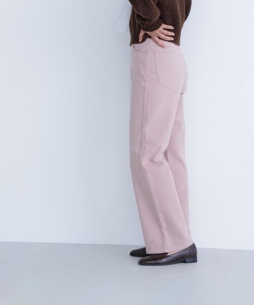NATURAL BEAUTY BASIC（ナチュラルビューティーベーシック）の「◇【Oggi掲載】【ちょうど、いい服】私に“ちょうどいい”ワイドストレートパンツ（その他パンツ・レディース・ダークブラウン/ピンク/オフホワイト・X-SMALL/SMALL/MEDIUM/LARGE）」の15枚目の写真