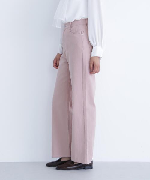 NATURAL BEAUTY BASIC（ナチュラルビューティーベーシック）の「◇【Oggi掲載】【ちょうど、いい服】私に“ちょうどいい”ワイドストレートパンツ（その他パンツ・レディース・ダークブラウン/ピンク/オフホワイト・X-SMALL/SMALL/MEDIUM/LARGE）」の20枚目の写真
