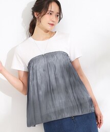 DRESKIP | 【S-LL/ひんやり】インせず決まる ビスチェ風ドッキングトップス(Tシャツ/カットソー)