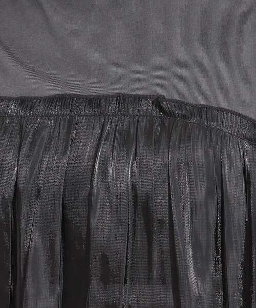 DRESKIP（ドレスキップ）の「【S-LL/ひんやり】インせず決まる ビスチェ風ドッキングトップス（Tシャツ/カットソー・レディース・チャコール/ピンク系1/ブラック系4/ライトグリーン系・01/02/03/04）」の20枚目の写真