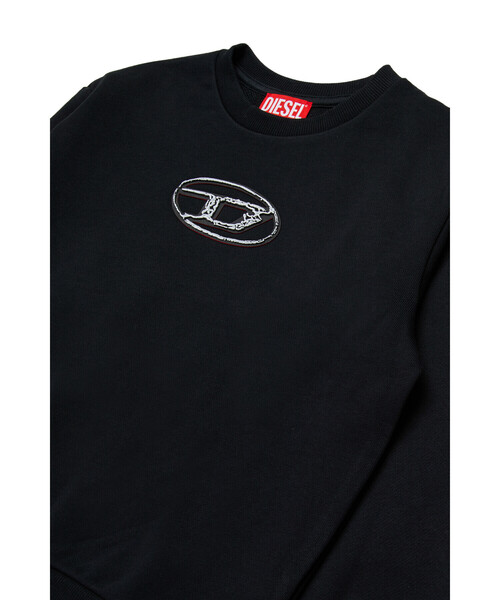 DIESEL（ディーゼル）の「キッズ プルオーバースウェット SBOXTQ22（スウェット・キッズ・ライトブラウン/ブラック・10Y/12Y/14Y/16Y/4Y/6Y/8Y）」の7枚目の写真