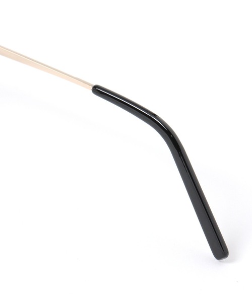 studio CLIP（スタディオクリップ）の「メタルボストン型伊達メガネ（メガネ・レディース・ブラック/グレー・FREE）」の10枚目の写真