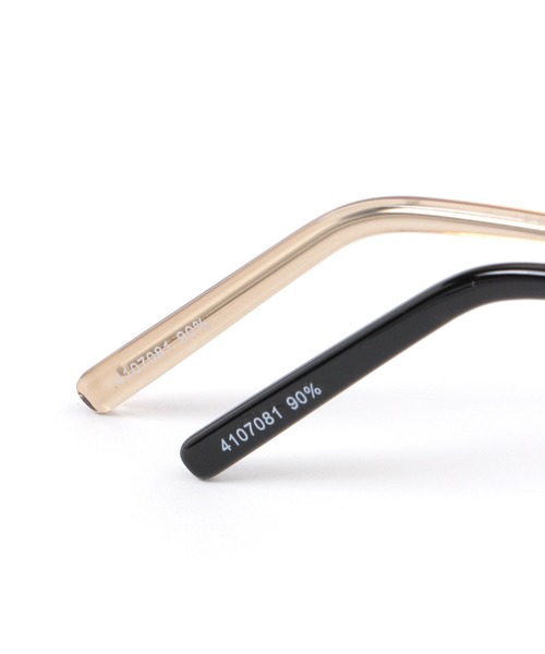 studio CLIP（スタディオクリップ）の「メタルボストン型伊達メガネ（メガネ・レディース・ブラック/グレー・FREE）」の13枚目の写真