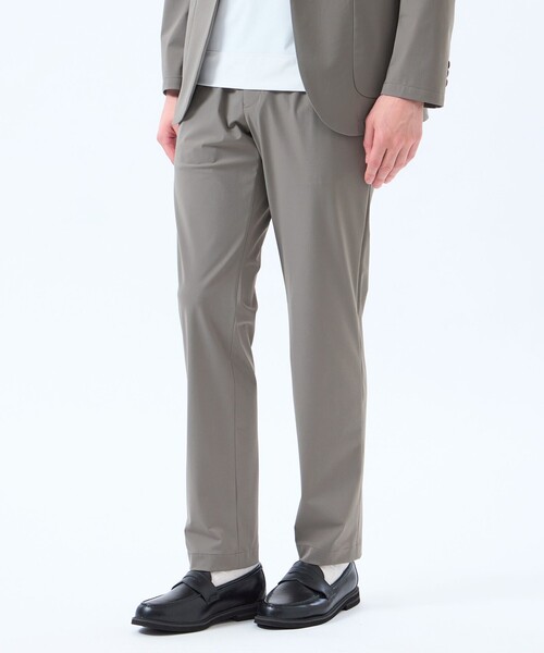 MACKINTOSH PHILOSOPHY（ﾏｯｷﾝﾄｯｼｭ ﾌｨﾛｿﾌｨｰ）の「ドライフラットストレッチ イージーパンツ ナイロントリコット（スラックス・メンズ・ダークネイビー/グリーン系その他3・38/40/42）」の12枚目の写真