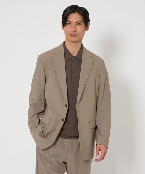 green label relaxing(グリーンレーベルリラクシング)の「A+ リネンミックス ニット ポロシャツ(ニット/セーター・メンズ・ダークグレー/モカ・M/XL/L/S)」の22枚目の写真