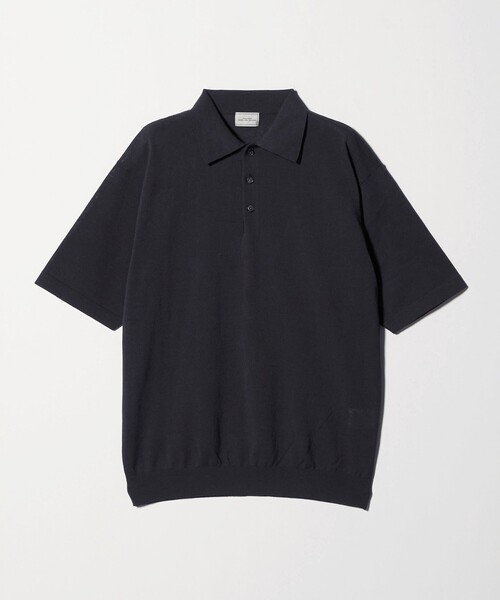 green label relaxing(グリーンレーベルリラクシング)の「A+ リネンミックス ニット ポロシャツ(ニット/セーター・メンズ・ダークグレー/モカ・M/XL/L/S)」の3枚目の写真
