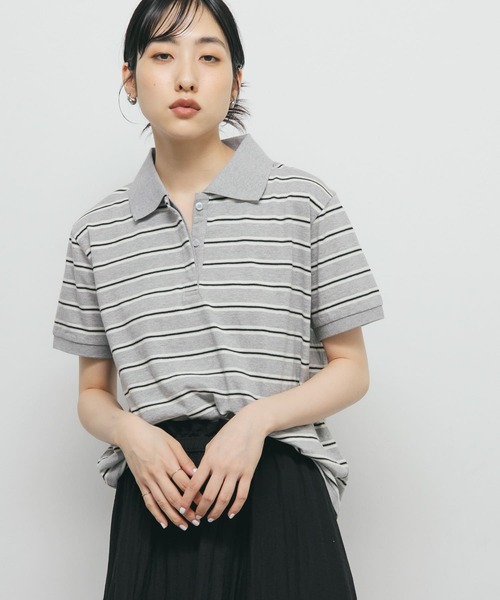 KBF（ケイビーエフ）の「カラーデザインカットソー（Tシャツ/カットソー・レディース・ホワイト系その他/グレー系その他・ONE）」の4枚目の写真