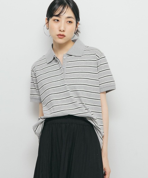 KBF（ケイビーエフ）の「カラーデザインカットソー（Tシャツ/カットソー・レディース・ホワイト系その他/グレー系その他・ONE）」の5枚目の写真