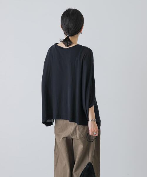 かぐれ（カグレ）の「コットンシアーワイドカットソー（Tシャツ