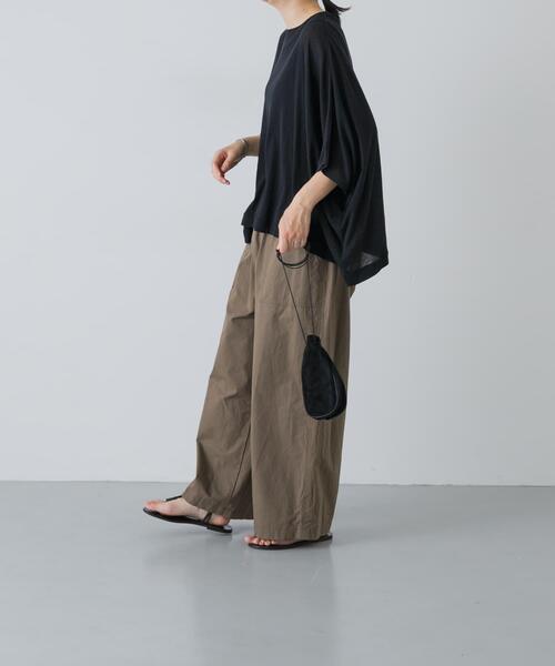 かぐれ（カグレ）の「コットンシアーワイドカットソー（Tシャツ