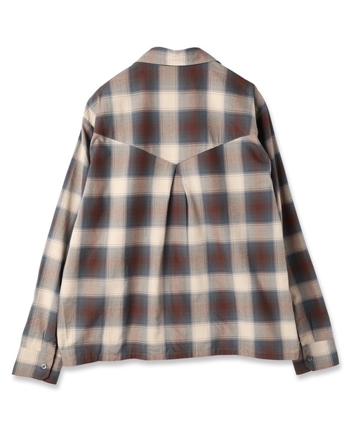 Jieda(ジエダ)の「CHECK SKIPPER SHIRT(シャツ/ブラウス・メンズ・ブラウン/ブラック・1/2)」の12枚目の写真