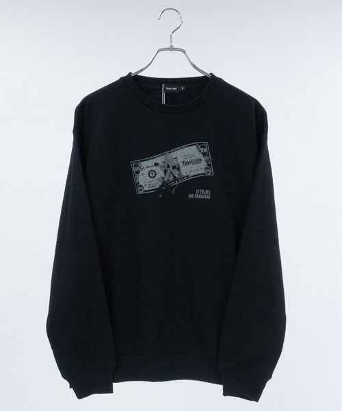 JOHN'S CLOSET(ジョンズクローゼット)の「【a】〔Trans Land〕ツアーモチーフ グランジガール クルーネックスウェット(スウェット・メンズ・ブラック/ネイビー/ホワイト・MEDIUM/LARGE)」の6枚目の写真
