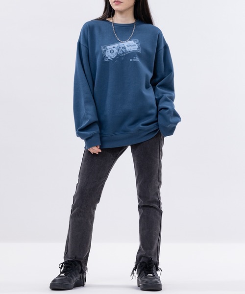 JOHN'S CLOSET(ジョンズクローゼット)の「【a】〔Trans Land〕ツアーモチーフ グランジガール クルーネックスウェット(スウェット・メンズ・ブラック/ネイビー/ホワイト・MEDIUM/LARGE)」の21枚目の写真