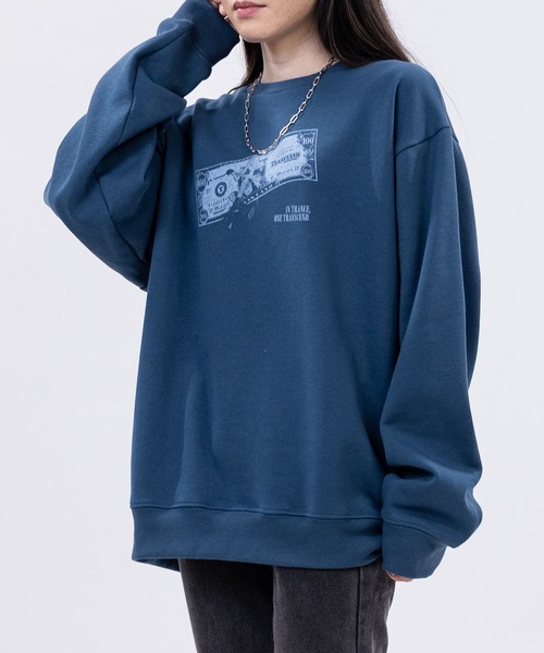 JOHN'S CLOSET(ジョンズクローゼット)の「【a】〔Trans Land〕ツアーモチーフ グランジガール クルーネックスウェット(スウェット・メンズ・ブラック/ネイビー/ホワイト・MEDIUM/LARGE)」の19枚目の写真
