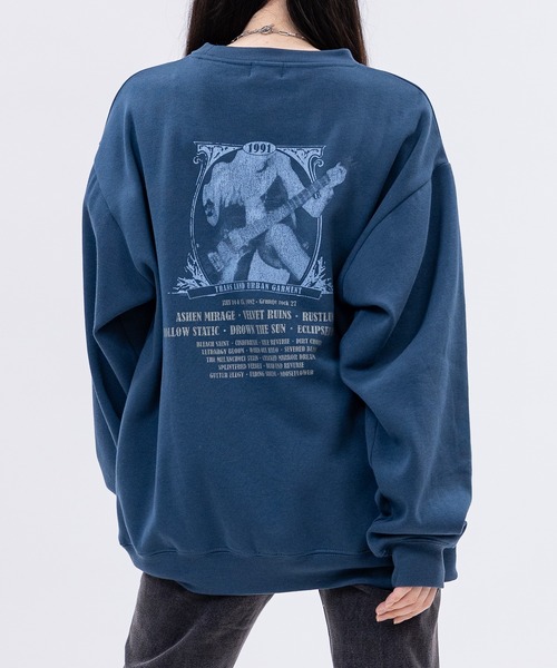JOHN'S CLOSET(ジョンズクローゼット)の「【a】〔Trans Land〕ツアーモチーフ グランジガール クルーネックスウェット(スウェット・メンズ・ブラック/ネイビー/ホワイト・MEDIUM/LARGE)」の20枚目の写真