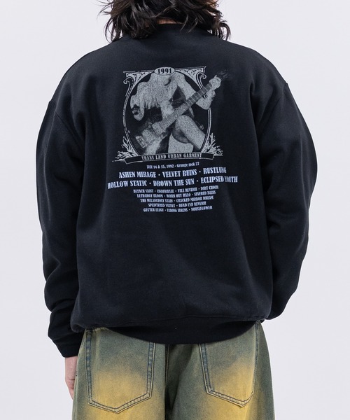 JOHN'S CLOSET(ジョンズクローゼット)の「【a】〔Trans Land〕ツアーモチーフ グランジガール クルーネックスウェット(スウェット・メンズ・ブラック/ネイビー/ホワイト・MEDIUM/LARGE)」の14枚目の写真