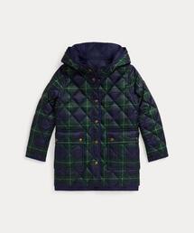 POLO RALPH LAUREN CHILDRENSWEAR（ポロ ラルフ ローレン チルドレンズウェア）の「チェック キルテッド リバーシブル フーデッド ジャケット（その他アウター・キッズ）」