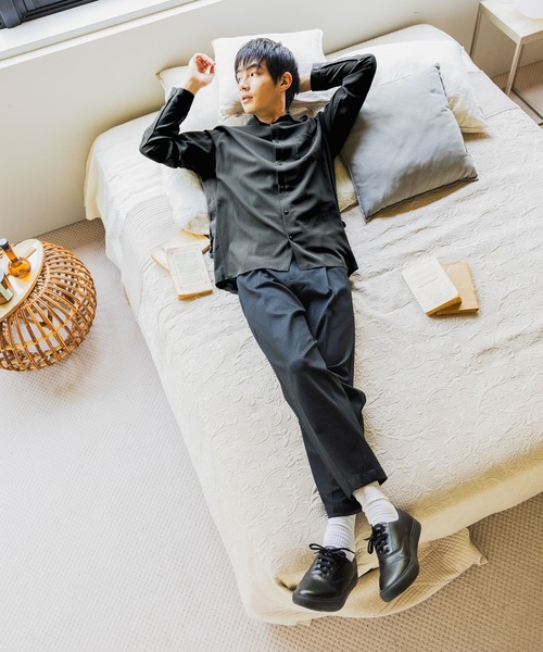 セール】スマらくイージー/タックテーパードパンツ/571613（スラックス