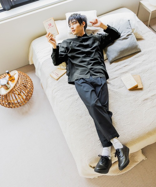 セール】スマらくイージー/タックテーパードパンツ/571613（スラックス