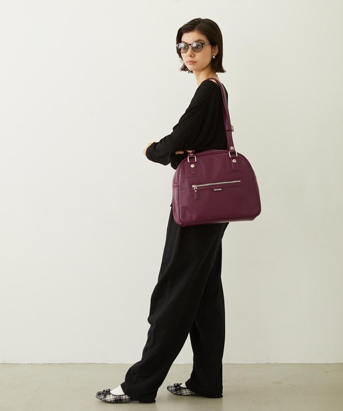 MILKFED.（ミルクフェド）の「HEART CHARM BOSTON BAG（ボストンバッグ・レディース・ブラック/グリーン/パープル・ONE SIZE）」の13枚目の写真