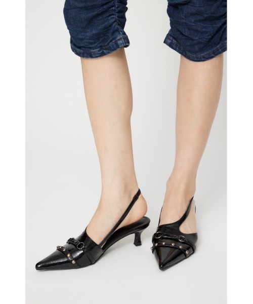 セール】CRUSH ENAMEL ミュール（パンプス）｜LAGUA GEM（ラグアジェム