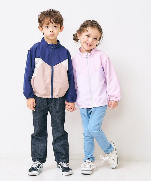 apres les cours（アプレレクール）の「【リンク】スタンダードタックパンツ（その他パンツ・キッズ・チェック/インディゴブルー/エンジ/ブラック・80/90/100/110/120/130）」の10枚目の写真