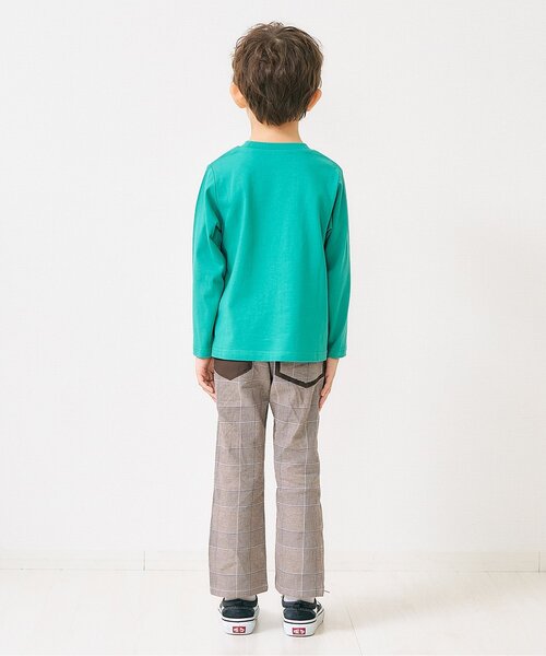 apres les cours（アプレレクール）の「【リンク】スタンダードタックパンツ（その他パンツ・キッズ・チェック/インディゴブルー/エンジ/ブラック・80/90/100/110/120/130）」の14枚目の写真