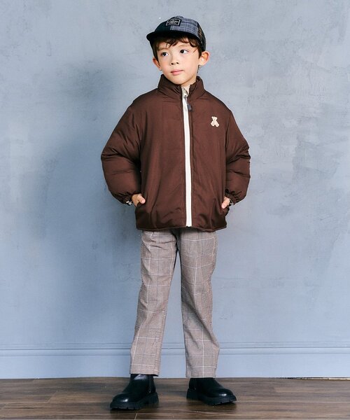 apres les cours（アプレレクール）の「【リンク】スタンダードタックパンツ（その他パンツ・キッズ・チェック/インディゴブルー/エンジ/ブラック・80/90/100/110/120/130）」の17枚目の写真