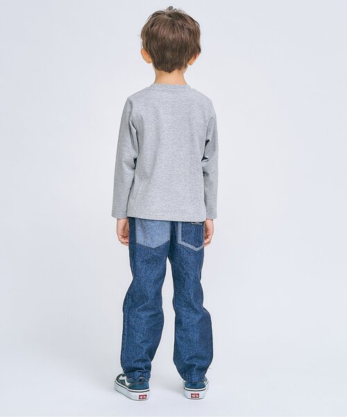 apres les cours（アプレレクール）の「【リンク】スタンダードタックパンツ（その他パンツ・キッズ・チェック/インディゴブルー/エンジ/ブラック・80/90/100/110/120/130）」の6枚目の写真