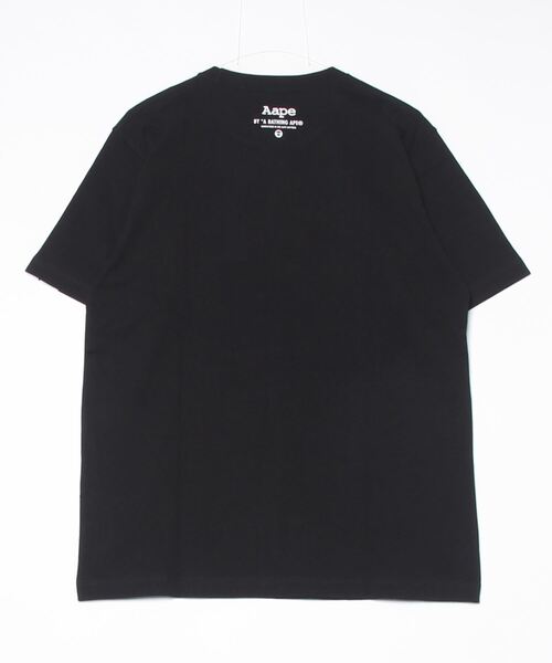 AAPE BY A BATHING APE(エーエイプバイアベイシングエイプ)の「AAPE BASIC TEE(Tシャツ/カットソー・メンズ・ブラック/ホワイト・X-LARGE/SMALL/MEDIUM/LARGE/XX-LARGE)」の9枚目の写真