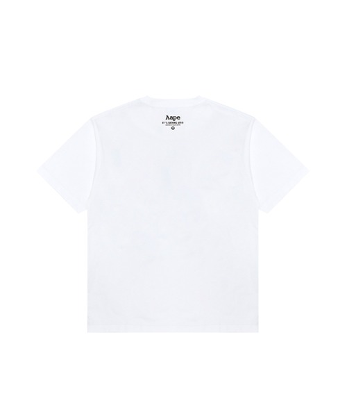 AAPE BY A BATHING APE(エーエイプバイアベイシングエイプ)の「AAPE BASIC TEE(Tシャツ/カットソー・メンズ・ブラック/ホワイト・X-LARGE/SMALL/MEDIUM/LARGE/XX-LARGE)」の3枚目の写真