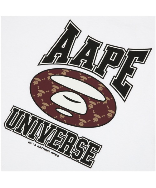 AAPE BY A BATHING APE(エーエイプバイアベイシングエイプ)の「AAPE BASIC TEE(Tシャツ/カットソー・メンズ・ブラック/ホワイト・X-LARGE/SMALL/MEDIUM/LARGE/XX-LARGE)」の4枚目の写真