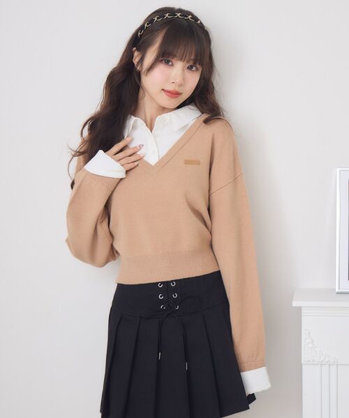 ぶきっちょページ シャツドッキングNTPO（ニット/セーター）｜ems excite（エムズ