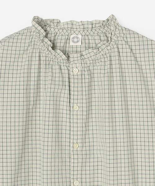 AUBERGE コットンギャザーシャツ AUBERGE コットンギャザーシャツ AUBERGE コットンギャザーシャツ