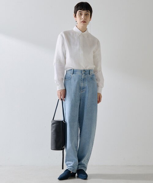 THE PAUSE（ザ ポーズ）の「【THE PAUSE】ハイウエストカーブデニムパンツ（デニムパンツ・レディース・ブルー/グレー・36/38）」の9枚目の写真