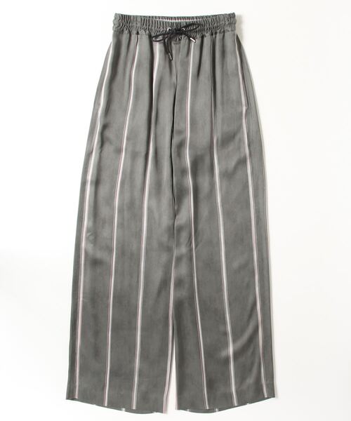 CINOH（チノ）の「ストライプリラックスパンツ（その他パンツ・レディース・ベージュ/グレー・36/38）」の2枚目の写真