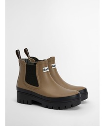 Barbour レインブーツ ベージュ Barbour（バブアー） レインシューズ 長靴 Nimbus サイドゴア ショート