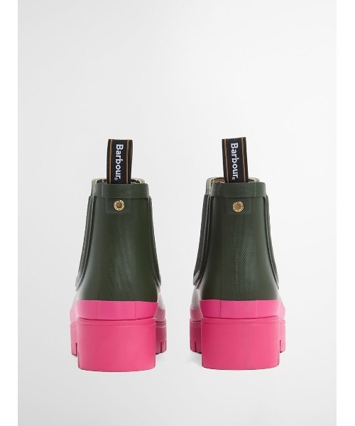 Barbour Halton サイドゴア レインブーツ（レディース） ブラック Halton サイドゴア レインブーツ（レディース）（レインシューズ