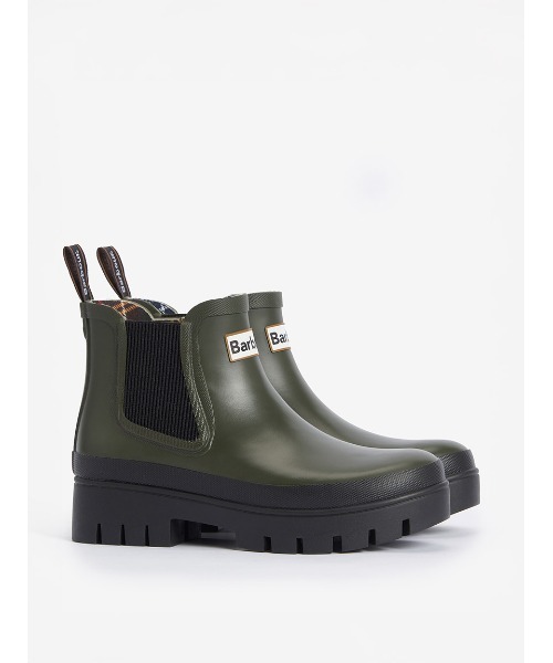 Barbour(バブアー)の「Halton サイドゴア レインブーツ(レディース)(レインシューズ・レディース・ブラック/オリーブ/ベージュ・3/4/5)」の19枚目の写真