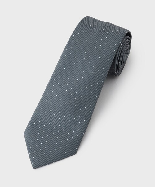 THE SHOP TK （ザ ショップ ティーケー ）の「アソートピンドットネクタイ 【洗濯機OK】（ネクタイ・メンズ・グレー系/ネイビー系/ワイン系2/ワイン系1/ネイビー系5・00）」の2枚目の写真