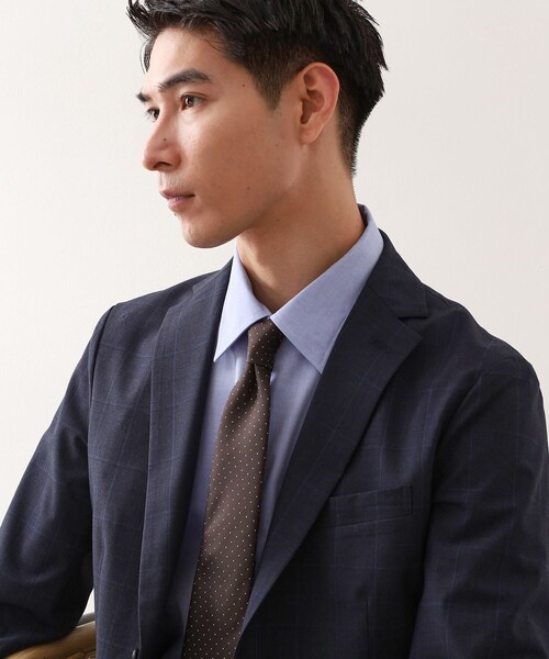 THE SHOP TK （ザ ショップ ティーケー ）の「アソートピンドットネクタイ 【洗濯機OK】（ネクタイ・メンズ・グレー系/ネイビー系/ワイン系2/ワイン系1/ネイビー系5・00）」の6枚目の写真