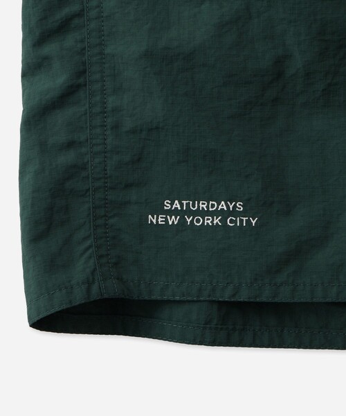 Saturdays NYC（サタデーズ ニューヨークシティ ）の「Danjo Cargo Swim Short（水着・メンズ・ブラック/オリーブ・L/M/S）」の17枚目の写真