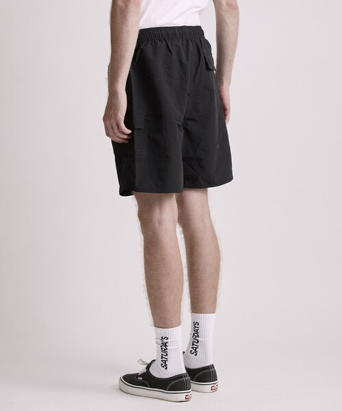 Saturdays NYC（サタデーズ ニューヨークシティ ）の「Danjo Cargo Swim Short（水着・メンズ・ブラック/オリーブ・L/M/S）」の3枚目の写真
