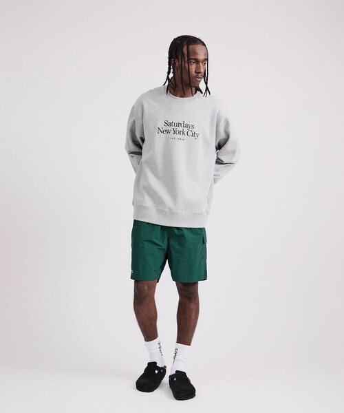 Saturdays NYC（サタデーズ ニューヨークシティ ）の「Danjo Cargo Swim Short（水着・メンズ・ブラック/オリーブ・L/M/S）」の8枚目の写真