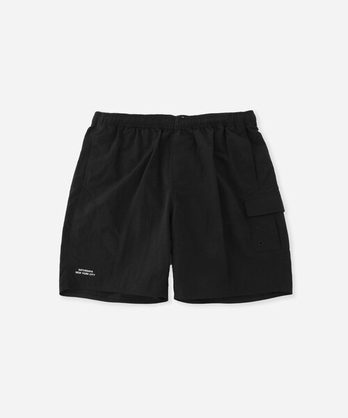 Saturdays NYC（サタデーズ ニューヨークシティ ）の「Danjo Cargo Swim Short（水着・メンズ・ブラック/オリーブ・L/M/S）」の11枚目の写真