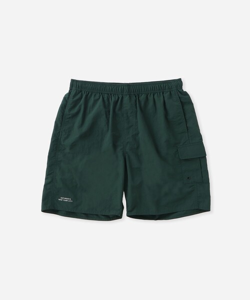 Saturdays NYC（サタデーズ ニューヨークシティ ）の「Danjo Cargo Swim Short（水着・メンズ・ブラック/オリーブ・L/M/S）」の12枚目の写真