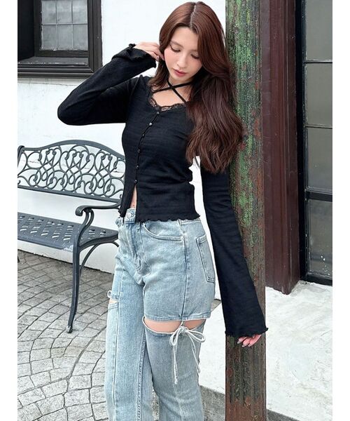 トップス re- RX フレッシュ トリコット ノースリーブ